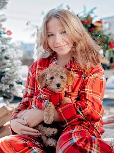 Matching Fleece Plaid Pajama Shirt by Dog Threads | Matching Dog and Owner Pajamas | Good Thomas Dog Fall Outfits, Dog Lifestyle, Dog And Owner, Dog Club, Plaid Pajama, Fleece Plaid, Half Pint, Dog Pajamas, Plaid Pajamas