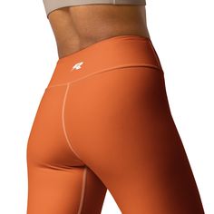 ABOUT Blend style with performance in these bold Burnt Orange Yoga leggings. The vibrant color makes these high-rise yoga leggings pop, while the four-way stretch provides total comfort when on the move. They are very versatile and multi-functional. You can wear them to work out and they're great as athleisure wear too. CARE INSTRUCTIONS Machine washable. Follow care instructions on clothing label. Made of 82% polyester, 18% spandex smooth, comfy microfiber yarn. SIZE & FIT Fits true to size. Ta Cute Leggings, Athleisure Wear, Clothing Labels, Yoga Leggings, Work Out, Burnt Orange, Athleisure, High Rise, Vibrant Colors