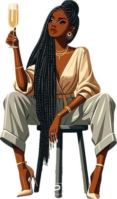 Food Events, Female Power, Woman Sitting, Black Art Pictures, Black Love Art, Afro Art, Magic Art, African American Art, Black Women Art