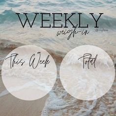 Weekly Weigh In Tracker, Weekly Weigh In Template, Health Fitness Motivation, Health Motivation, Healthy Lifestyle, Health