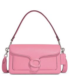 Pink Rectangular Satchel With Branded Hardware, Rectangular Pink Satchel With Branded Hardware, Coach Rectangular Satchel, Cowgirl Barbie, Coach Tabby 26, Chloe Bags Handbags, Pink Obsession, Coach Tabby, Circle Purse