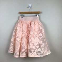 Nwt Maje Rose Floral Skirt Size Fr 1 / Us Small Fast Shipping Feminine Pink Skirt For Spring, Spring Feminine Full Skirt, Feminine Full Skirt For Spring, Pink Spring Midi Skirt, Pink Flared Skirt For Spring, Petal Skirt, Red Midi Skirt, Tiered Midi Skirt, Striped Maxi Skirts