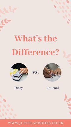 what's the difference between diary and journal? - justland books co uk