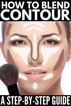 Contour Blending Brush, Highlighting And Contouring Tutorial, Makeup Contouring For Beginners, Easy Contouring For Beginners, How To Blend Contouring, Contoured Makeup, Contour Application, Blend Contour