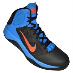 Elevate Your Game With These Brand New Nike Dual Fusion Basketball Sneakers In Black, Blue, And Orange. These Stylish Mid-Top Shoes Feature A Lace-Up Closure And Synthetic Upper Material For Maximum Comfort And Durability On The Court. The Medium Width And Size 10.5 Make Them Perfect For Men Seeking A Stylish And Functional Shoe. The Nike Dual Fusion Model Is Known For Its Superior Athletic Performance And These Sneakers Are Sure To Deliver. Don't Miss Out On The Chance To Add These Premium Snea Fade-resistant Blue Basketball Shoes, Fade-resistant Blue Lace-up Basketball Shoes, Dynamic Blue Synthetic Basketball Shoes, Blue Mid-top Basketball Shoes For Training, Dynamic Blue Basketball Shoes With Cushioned Footbed, Dynamic Blue Lace-up Basketball Shoes, Blue Basketball Shoes With Boost Midsole For Training, Blue Basketball Shoes For Training With Boost Midsole, Blue High-top Basketball Shoes For Training