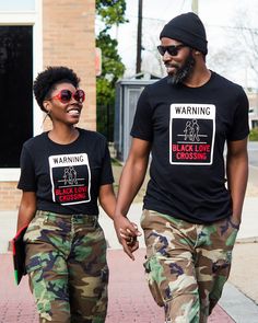 Black Love Crossing African American Couple Shirt Couple Shirts Relationships, Cloth Branding, Couples Matching Outfits Swag, American Couple, Cute Couple Shirts, Matching Tshirts, 36th Birthday, Couples Shirts, Black Couple