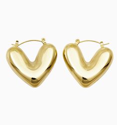 These are lightweight and waterproof! We love these gorgeous heart earrings for the size and chicness. Style these earrings up for a fun night out or make them an essential part of your daily line up.
Size:1.2" Chic Heart-shaped Everyday Earrings, Chic Everyday Heart-shaped Earrings, Chic Everyday Heart Earrings, Chic Heart Charm Earrings For Valentine's Day, Trendy Heart-shaped Hoop Earrings For Pierced Ears, Trendy Heart-shaped Hoop Earrings, Trendy Single Heart Earring For Valentine's Day, Trendy Everyday Open Heart Earrings, Tarnish Resistant Heart Earrings