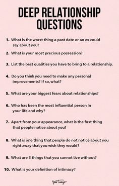 Deep Relationship Questions, Questions To Ask Your Boyfriend, Relationship Therapy