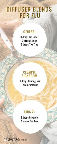 Diffuser blend recipes for flu Essential Oils For Colds, Essential Oil Remedy, Young Living Essential Oils Recipes, Oil Remedies, Yl Essential Oils