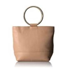 The Fix Sienna Mini Lthr Bucket Bag Oring Handle, Dove Chic Soft Leather Summer Bag, Spring Soft Leather Beige Bag, Beige Soft Leather Bag For Spring, Spring Beige Soft Leather Bags, Spring Soft Leather Bag With Top Handle, Spring Shopping Bag In Soft Leather, Spring Soft Leather Bag, The Fix, Wristlets