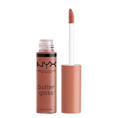 NYX Professional Makeup Butter Gloss Praline - 0.27 fl oz Nyx Gloss, Butter Lip Gloss, Nyx Butter, Nyx Butter Gloss, Butter Gloss, Glossier Lip Gloss, Best Lip Gloss, Mac Studio Fix, Lip Scrubs