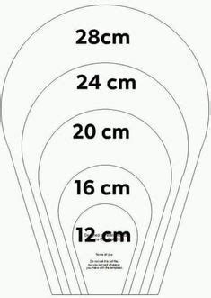 six sizes of white paper with measurements for each one in the center and two on the bottom