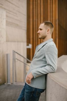 Linen Mens Jacket Mens Overcoat Boho Jacket Groom Jacket - Etsy Bosnia and Herzegovina Linen Jacket Men, Mens Linen Jackets, Men Overcoat, Smart Casual Jackets, Crop Top Wedding Dress, Flax Clothing, Long Linen Skirt, Linen Wedding Dress, Bohemian Jackets