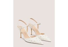 Bliss 85 Pump | Stuart Weitzman Elegant Pearl-embellished Wedding Shoes For Evening, Elegant Pearl Embellished Heels For Events, Pearl Leather, Shoes Heels Pumps, The Expert, Capsule Collection, Stiletto Heel, Pump Shoes, Stuart Weitzman