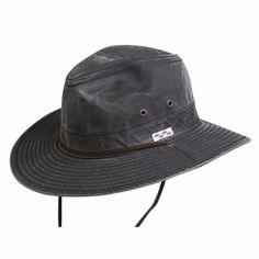 Tracker Water Resistant Cotton Outback Hat | Conner Hats Western Outdoor Hat With Adjustable Fit, Adjustable Western Hat For Outdoor, Adjustable Fit Western Hat For Outdoor, Durable Adjustable Hat For Outdoor Use, Waterproof Curved Brim Bucket Hat For Camping, Adjustable Waterproof Hats For Outdoor, Waterproof Bucket Hat With Curved Brim For Camping, Waterproof Wide Brim Bucket Hat For Outdoor, Waterproof Bucket Hat For Camping With Curved Brim