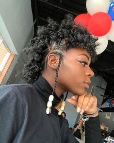 Simple Hairstyles For Black Women, Black Hairstyles For Women, Fro Hawk, Styles For Natural Hair, Portrait Studies, Toddler Swag, Cabello Afro Natural, Goth Hair