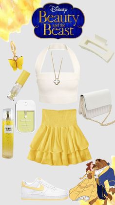 💛belle fit 💛 #disneyprincess #preppy #outfitinspo #vibes #slayyyyyyyyyy #disneyprincessfit Modern Belle Outfits, Belle Disney Bound, Disney Bounding Belle, Belle Outfit Ideas Disney, Preppy Disney Outfits, Disneybounding Outfits, Opposite Twins, Belle Inspired Outfits