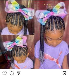 Black Baby Girl Hairstyles, Girl Hair Styles, Hair Styles Braids, Styles Braids