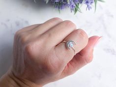 Crescent moon ring | Moon Opal ring | Opal ring | Rings for women | Dainty Opal ring | Sterling silver ring | Women ring | Silver ring. by iuaccessories on Etsy Dainty Opal Ring, Ring Moon, Unicorn Jewelry, Unicorn Earrings, Crescent Moon Ring, Gold Starburst, Silver Diamond Necklace, Rose Gold Earrings Studs, Ring Opal