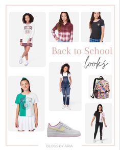 Back to school outfit ideas, back to school inspo, back to school styles for girls, back to school Sale, girls outfit ideas, girls outfits, kids clothes style, kids clothes sale #ltkseasonal #ltksalealert #ltkfind Follow my shop @BlogsbyAria on the @shop.LTK app to shop this post and get my exclusive app-only content! #liketkit #LTKBacktoSchool #LTKfamily #LTKkids @shop.ltk https://liketk.it/4eVtI Girls Back To School Outfits, Girls Outfits Kids, Girls Outfit Ideas, Back To School Styles, Back To School Outfit Ideas, Girls Back