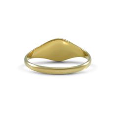 Everyone needs a signet ring in their jewelry box. This simple, chic signet ring is 14k yellow gold. Each ring has a hand engraved initial on it. Initials A-Z are available. Signet rings are classic and won't go out of style, this ring is under $500! 14k yellow gold Hand engraved Initials A-z available Please allow 4-6 weeks for production. Minimalist Engraved Initial Ring With Round Band, Minimalist Engraved Initial Round Band Ring, Minimalist Gold Initial Ring With Engraving Option, Minimalist Gold Initial Ring Engraved, Classic 14k Stamped Signet Ring For Anniversary, Classic Wedding Rings In Recycled Gold, Elegant Engraved 14k Gold Couple Rings, Elegant Engraved Formal Ring, Elegant 14k Gold Signet Ring With Classic Design