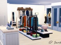 Sims 4 fashion retail store, no cc! My ID is Yuna_Licht #ts4 #sims4 #sims #sims4retailstore The Sims 4, Retail Store, The Sims, Sims 4