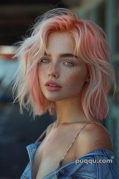 Hair Colored Ideas For Brunettes - Hair Colors Hair - Hair Colored Hair - Hair Color For Brunetts Fun And Easy Hairstyles, Hairstyles For Children, Hair Coloring Ideas, Hair Styles For Kids, Peach Hair Colors, Hairstyle For Women, Pink Ombre Hair, Styles For Kids, Hair Color Blonde