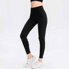 F00250120-104 High Rise Solid Bottoms For Gym, High Rise Solid Gym Bottoms, High Rise Solid Color Gym Bottoms, Solid Stretch Ankle-length Yoga Pants, High Rise Solid Color Athleisure Pants, Tight Solid Ankle-length Pants, High Rise Athleisure Pants, High Rise Sporty Pants, Solid Gym Pants