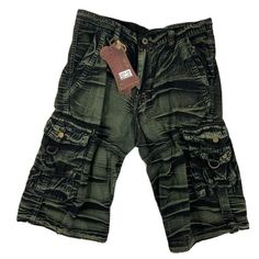 West Louis Cargo Shorts Size 32 Green Acid Washed With Pockets Cotton Casual Outdoor. The Brand Tag Is Missing The Care Instructions Tag Is Missing The Shorts Have Never Been Worn, And The Tag On The Front Was Added By Someone Else Great Shorts For Men Or Women Can Adjust The Tightness On The Legs By Drawstring Cotton Cargo Jean Shorts, Cotton Cargo Style Jean Shorts, Acid Wash Bottoms With Built-in Shorts, Utility Cotton Jean Shorts With Cargo Style, Cotton Utility Cargo Jean Shorts, Utility Cotton Cargo Style Jean Shorts, Cotton Jean Shorts With Side Pockets, Casual Acid Wash Cargo Pants, Casual Cargo Style Cotton Jean Shorts