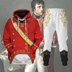 Napoleon Bonaparte Tracksuit - Cosplay Historical Costumes - Apparel – myfunfarm Napoleon Bonaparte, Hoodies Pullover, Historical Costume, Fashion Company, Long Sleeve Hoodie, Pullover Sweatshirt, Mens Tank Tops, Shirt Jacket, Zip Hoodie