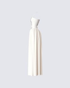 Make a lasting impression in this ivory cotton maxi dress 🤍 With black contrast piping trim and a fitted bodice, this gorgeous piece made from cotton poplin fabric is the kind of look that will effortlessly bring all of the attention straight to you 🙌 Lined Bodice Maxi Dress For Date Night, Date Night Maxi Dress With Lined Bodice, White Floor-length Chic Maxi Dress, Chic White Floor-length Maxi Dress, Cream A-line Maxi Dress For Evening, Fitted Cream Maxi Dress Floor-length, Elegant Beige Empire Waist Maxi Dress, Elegant Beige Maxi Dress With Empire Waist, Chic White Maxi Dress For Evening