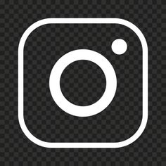 an instagram icon on a black background