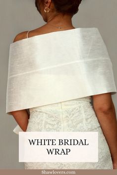 White Bridal Wrap Shoulder Wrap