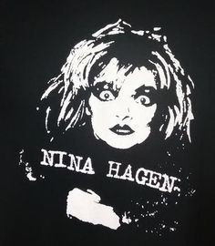 Nina Hagen T-shirt100% CottonSizes available Small-->2XLThese are handmade screenprinted and slightly vary from the photo. Please feel free to email me any questions. Thanks for looking.Due to an influx of incorrect addresses if a package is returned,  you must pay the shipping cost to resend the item to you. I do not do exchanges and I do not take returns unless the item is damaged. I thoroughly check each item before it is shipped out. Gregg Araki, Gothic Bands, Punk 80s, Anarcho Punk, 80s Goth, Rock Singer, Nina Hagen, Eyes Artwork, Punk Art