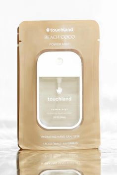 Details: The award-winning hydrating hand sanitizer mist that feels as good as it looks. Say so long to sticky, goopy hand sanitizers, and hello to our really good, really cute hand sanitizing mist that not only cleans your hands, but makes them soft to touch, and smell good, too. Every bottle of Touchland Power Mist is packed with good-for-you, vegan, and not-sticky ingredients like Aloe Vera and essential oils that spritz lightly and evenly to keep your hands happy (not dry). ● Hydrating. Fast Fresh Coconut Water, Aloe Juice, Fresh Coconut, Skin Care Items, Birthday List, Tropical Island, Birthday Wishlist, Coconut Water, Lily Of The Valley