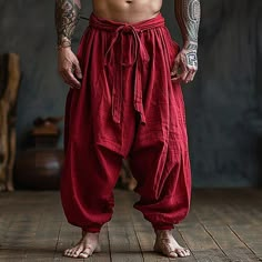 Season:Spring  Summer; Fabric:Linen Cotton Blend; Gender:Men's; Style:Casual,Fashion; Occasion:Daily,Yoga,Home; Fit Type:Regular Fit; Function:Breathable,Comfort; Waistline:Mid Waist; Pattern:Plain; Design:Drawstring,Elastic Waist,Wide Leg; Pants Type:Trousers,Baggy Pants,Joggers,Linen Pants,Summer Pants; Fly Type:Drawstring,Elasticity; Front page:FF; Listing Date:11/29/2024; Pants Length:Full Length Mens Linen Pants, Guys Clothing Styles, Mens Linen, Fashion Casual Outfits, Designer Outfits, Men Fashion Casual, Summer Pants, Baggy Pant, Men Fashion Casual Outfits