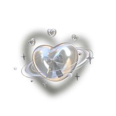 an image of two people in the shape of a heart and surrounded by bubbles on a white background