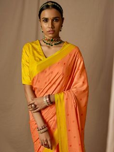 Radiant orange soft silk woven design saree online for women which is crafted from soft silk fabric and comes with soft silk blouse.Shop this latest saree online at the best shopping price with express shipping USA, UK, Canada & Worldwide. Orange Pre-draped Saree For Diwali, Festive Orange Pre-draped Saree, Pre-draped Saree For Puja Festivals, Orange Pre-draped Saree With Zari Work, Katan Silk Traditional Wear With Unstitched Blouse, Yellow Pre-draped Saree For Diwali, Pre-draped Saree With Unstitched Blouse In Katan Silk, Katan Silk Pre-draped Saree With Unstitched Blouse, Orange Pre-draped Saree With Unstitched Blouse For Navratri