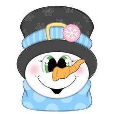 a snowman wearing a top hat and scarf