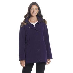 Keep the rain and cold away with this women's Gallery lined rain jacket.Finding the perfect fit and size for women's clothing requires basic measurements of your chest, waist, hips and inseam. Use this guide to learn more about sizing and everything Kohl's has to offer in women's fashion. FEATURES Removable hood Detachable linerFIT & SIZING Designed to hit above the knees Midweight 30-in. approximate length from center back to hem Inner drawstring waistbandFABRIC & CARE Machine wash Imported She Plus Size Outerwear, Drawstring Waistband, Outerwear Women, Above The Knee, The Rain, Fabric Care, Rain Jacket, Coats Jackets, Women's Clothing