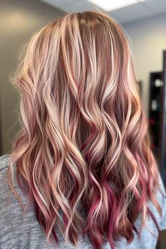 Blonde Hair With Caramel Highlights, Fall Blonde Hair Color, Copper Blonde Hair, Red Hair With Blonde Highlights, Fall Blonde Hair, Pink Blonde Hair, Fall Blonde, Strawberry Blonde Hair Color