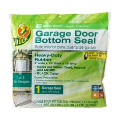 a bag of garage door seal