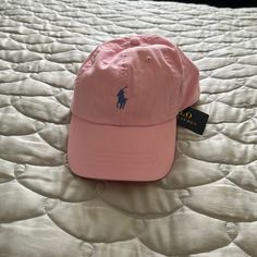 Brand New With Tags Casual Pink Baseball Cap With Short Brim, Polo Ralph Lauren Baseball Cap, Ralph Lauren Cap, Cap Store, Ralph Lauren Baseball Cap, Polo By Ralph Lauren, Polo Ralph, Baseball Cap, Polo Ralph Lauren