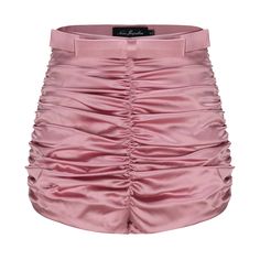 Introducing The Emilia Shorts: a testament to elegance and style. These shorts are crafted from luxe satin fabrics that perfectly mould to accentuate your curves.  The waist is adorned with a delicate bow positioned at the center of the belt, adding playful touch. Spring Satin Bottoms In Short Length, Satin Shorts For Spring, Spring Satin Shorts, Feminine Satin Bottoms For Summer, Spring Satin Party Bottoms, Spring Party Satin Bottoms, Elegant Pink Satin Bottoms, Chic Silk Shorts For Summer, Summer Satin Short Bottoms