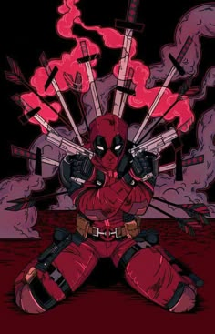 Honda Wallpaper, Nine Of Swords, Deadpool Fan Art, Deadpool Pictures, Deadpool Love, Deadpool Artwork, Kubo And The Two Strings, Deadpool Funny, Deadpool Art