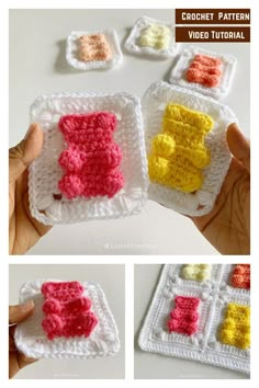 crochet video instructions for how to make an adorable granny granny granny granny granny granny granny