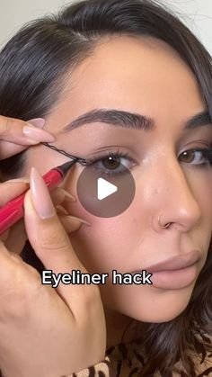 Frouzan M. 💄🇦🇫🇨🇦 on Instagram: "An oldie but a goodie!!! This is probably one of the easiest way to do your #wingedliner 😍 try it if you haven’t already! 

#eyeliner #makeup #eyelinertutorial #eyelinertattoo #eyelinerhacks #fyp #fypシ #eyemakeup" Tightlining Eyes, Eyeliner Hacks, Eyeliner Tattoo, Nail Stamper, Eye Liner Tricks, How To Apply Eyeliner, Lower Lashes, Winged Liner, December 30