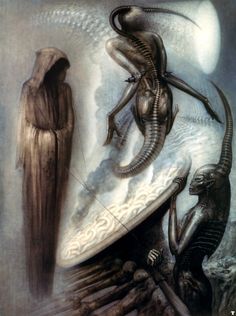 an alien is standing next to another alien in the air, with two other aliens nearby