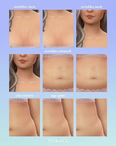 Обвес №2 | Патреон Sims 4 Fall Poses, Body Details Sims 4 Cc, Sims4 Cc Skin Details Infant, Sims 4 Belly Overlay, Sims 4 Body Cc, Sims 4 Tsr, Sims 4 Cas Mods