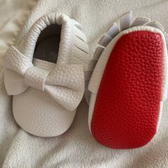 Red Bottom Crib Shoes. I Can Also Customize Them With Red Crystals On The Bottom Which Is A Really Hot Trend For Baby Girls Right Now! Price With Crystals Will Be $35 Nike Baby Shoes, Slide On Sneakers, Baby Dachshund, Stride Rite Shoes, Bear Slippers, Baby Nike, Baby Shoe Sizes, Rock Baby, Red Bottom